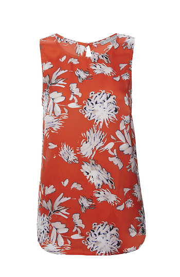 Daniel Rainn Floral Sleeveless Top Slide 1