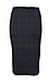 Liverpool Plaid Pull-On Pencil Skirt Thumb 2