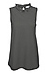 Ruffled Neckline Striped Top Thumb 1