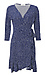 Gilli 3/4 Sleeve Faux Wrap Dress Thumb 1