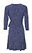 Gilli 3/4 Sleeve Faux Wrap Dress Thumb 2