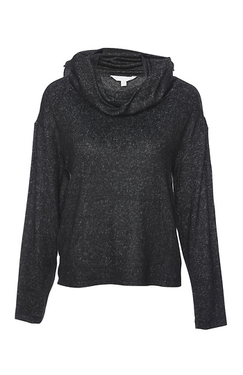 BB Dakota Cowl Neck Sweatshirt Slide 1