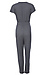 Surplice Short Sleeve Jumpsuit Thumb 2
