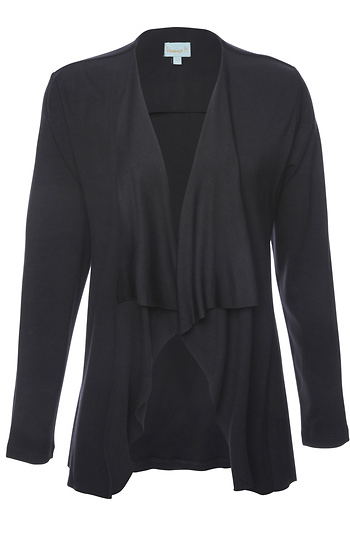 Veronica M Drape Front Ponti Blazer Slide 1