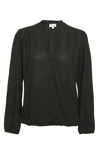 Veronica M Long Sleeve Surplice Blouse Slide 1