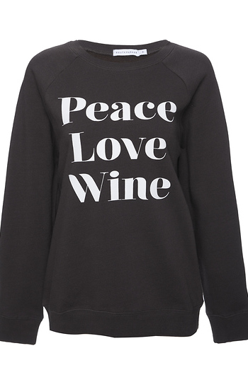 South Parade Peace, Love, Wine Sweatshirt Slide 1