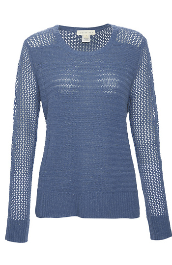 Crochet Long Sleeve Sweater Slide 1