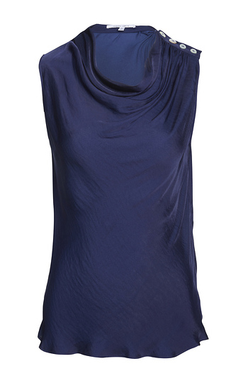 Sleeveless Cowl Neck Top Slide 1