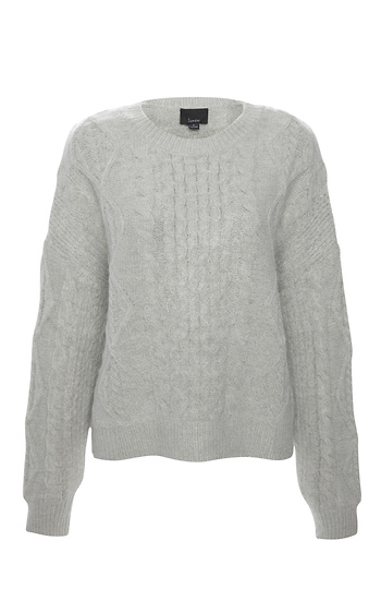 Cable Knit Sweater Slide 1