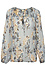 Floral Print Peasant Top Thumb 1