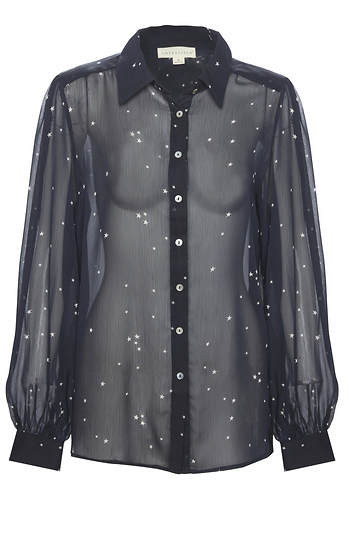 Sheer Long Sleeve Top Slide 1