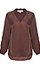 Cupro V Neck Top Thumb 1