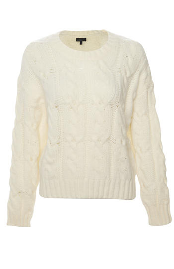 Cable Knit Pullover Slide 1