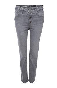 AG Button Fly Ankle Skinny Slide 1