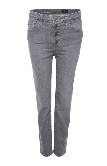 AG Button Fly Ankle Skinny Slide 1