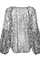 Snake Printed Volume Sleeve Top Thumb 2