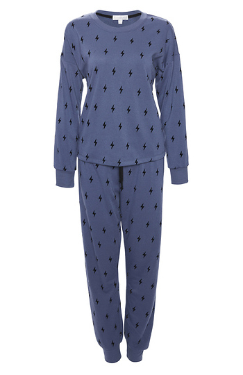 PJ Salvage Lightning Print PJ Set Slide 1