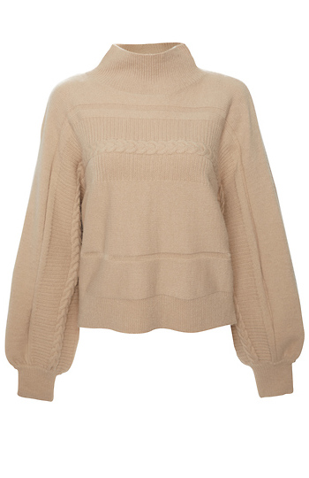 Dreamers Turtleneck Knit Pullover Slide 1