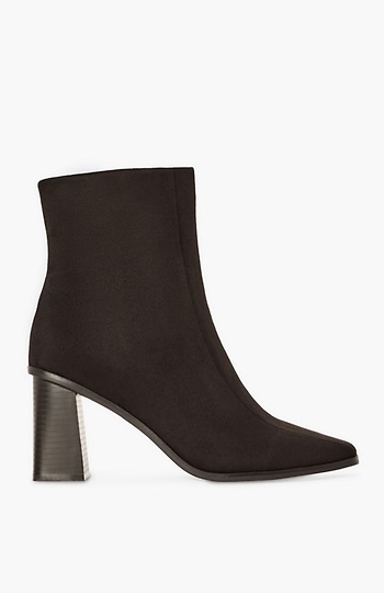 Faux Suede Ankle Boot Slide 1