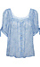 Tie Sleeves Printed Top Thumb 1