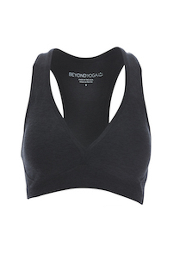 Beyond Yoga V Neck Sports Bra Slide 1