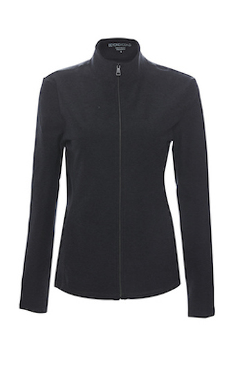 Beyond Yoga Mock Neck Zip Up Jacket Slide 1