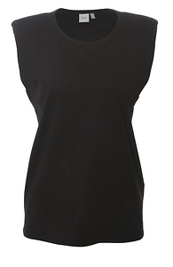 ICHI Shoulder Pad Sleeveless Top Slide 1