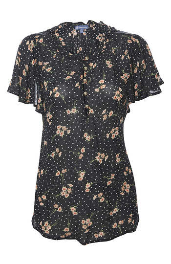 Democracy Ditsy Floral Print Top Slide 1