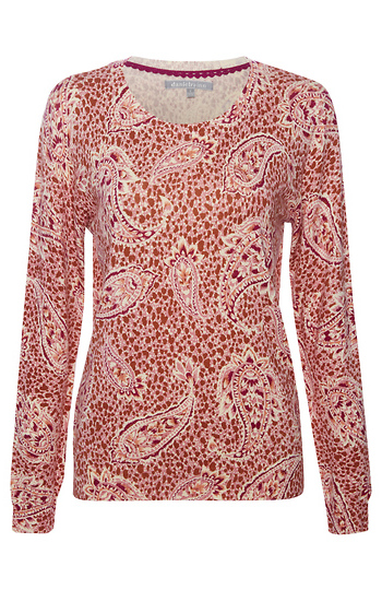 Daniel Rainn Paisley Print Top Slide 1