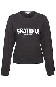 Spiritual Gangster Grateful Crew Neck Slide 1