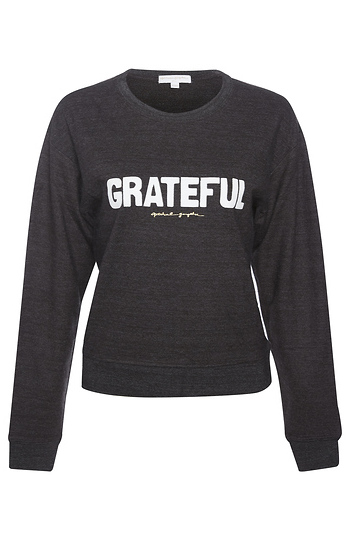 Spiritual Gangster Grateful Crew Neck Slide 1