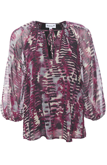 Veronica M 3/4 Sleeve Blouse Slide 1