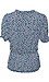 Ruffle Sleeve V Neck Thumb 2