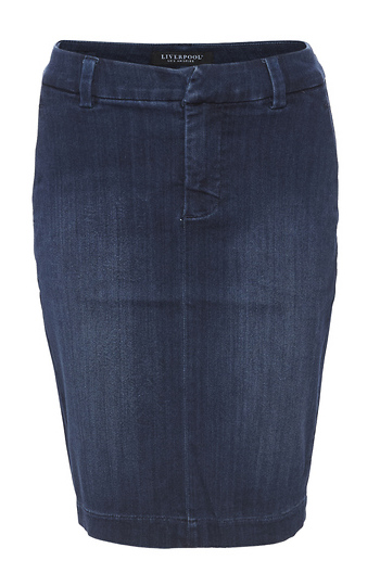 Liverpool Denim Skirt Slide 1