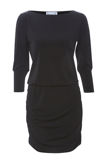 Veronica M Shirred Skirt Dress Slide 1