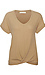 Front Knot Short Sleeve Top Thumb 1