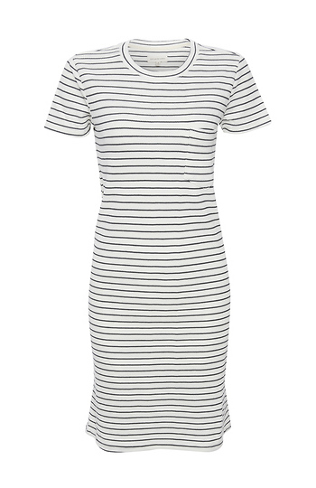 Thread & Supply Short Sleeve Striped Dress Slide 1