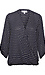 3/4 Sleeve Surplice Printed Blouse Thumb 1