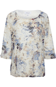 Long Sleeve Floral Print Blouse Slide 1
