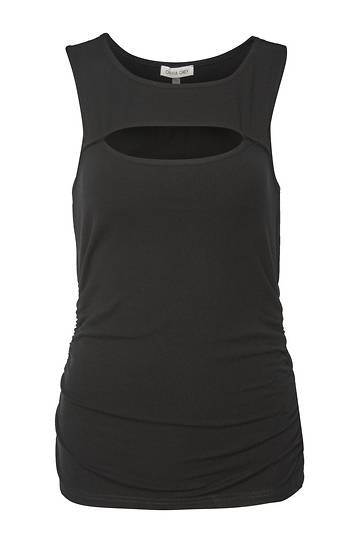 Sleeveless Cutout Tank Slide 1