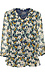 Daniel Rainn Ruffled Neckline Floral Print Blouse Thumb 1