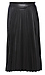 ICHI Faux Leather Pleated Midi Skirt Thumb 1