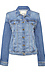 Sneak Peek Distressed Denim Jacket Thumb 1