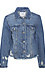 Denim Jacket with Raw Hem Thumb 1