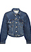 Balloon Sleeve Denim Jacket Thumb 1