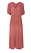 Tiered Short Sleeve Midi Dress Thumb 1