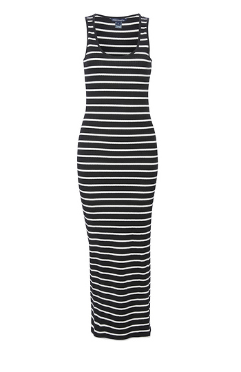 French Connection Striped Tank Dress Slide 1