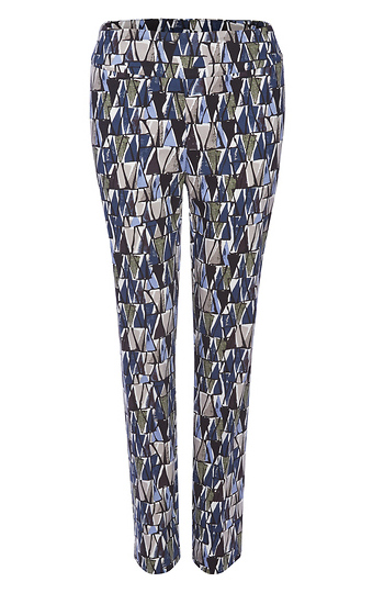 UP! Printed Slim Leg Pant Slide 1