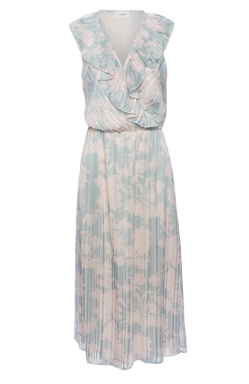 Everly Printed Midi Dress Slide 1