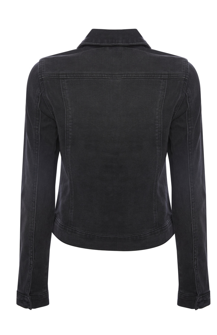 Vero Moda Denim Jacket in Black | DAILYLOOK